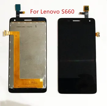 Lenovo S660 Touch Screen Digitizer LCD Displejs komplektu ar bezmaksas rīkiem