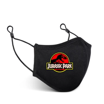 Jurassic Park Sejas Maska Jurassic Pasaules Sudraba Jonu Antibakteriāla Maska, Kas Atkārtoti Aizsardzības Kokvilnas Maskas Mazgājams Nepievelk Putekļus Maska