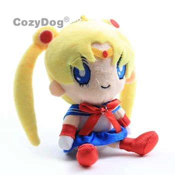18 cm Japāņu Anime Sailor Moon Plīša Rotaļlieta Gudrs Pildījumu Lelles jaunpienācēji, Sailor Moon Attēls Rotaļlietas Sievietēm, Bērniem Dzimšanas dienas Dāvana