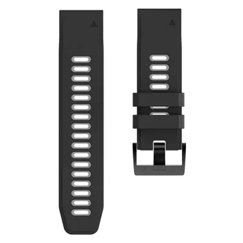Silikona Quick Fit Watchband Siksnu Garmin Fenix 5 5Plus 6 6Pro Easyfit Siksnu Garmin Pieeja S60 Priekštecis 935 aproce