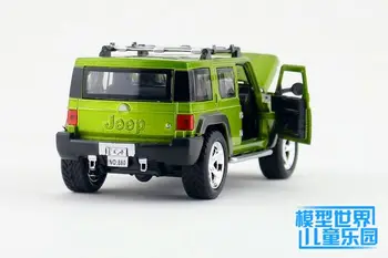 Bezmaksas Piegāde/Lējumiem Rotaļlieta Modelis/1:32/Jeep Wrangler Komandieris SUV Auto/Pull Atpakaļ/Sound & Light/Izglītības Ieguves/Dāvanu Mazulis