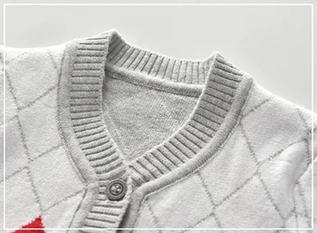 Jaundzimušo bērnu džemperis ar v-veida kakla ar vienu krūtīm, kokvilnas džemperis 0-12M