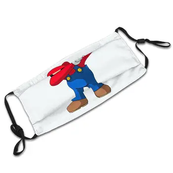 Paliekas Uzmanīgi Super Mario Bērns Atkārtoti Mutes, Sejas Maska Anti Putekļu Maska Aizsardzības Masku, Respiratoru Muti Purns