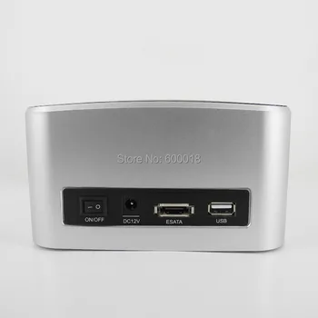 USB 2.0 3.5 / 2.5 collu PATA / SATA II III HDD Docking Staciju, ostu, lai usb 2.0 docking station Ārējo Cieto Disku līdz 6TB