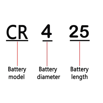 10pcs/daudz CR425 Akumulatora Zvejas Pludiņiem Litija Pin Akumulatora Nakts Gaismas Peldēt saldūdens makšķeres Rīki Aksesuāri