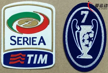 10-12 Milānas žetons uzstādīt 2010. -. gadam Lega Calcio Serie A futbola žetons+blue 7 reizes uzvarētāju trofeju žetons 7. čempionu kausa futbola žetons