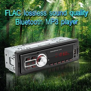 5209E Bluetooth, AUX-in TF USB Auto Stereo Auto Audio Centrālā FM Auto Stereo Viena DIN Auto Radio Audio un MP3 Atskaņotāju