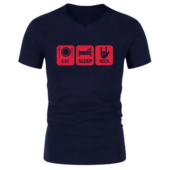Jauno Modes Classic Rock Band V-veida Kakla T Krekls Vīriešiem Atdzist Print T-krekls 2019. gada Vasaras, Kokvilnas, ar Īsām Piedurknēm T Smagā Roka Topi, t-veida