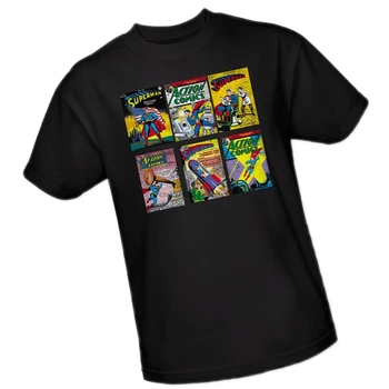 Super Komiksu Vāki -- Supermens Pieaugušo T-Krekls