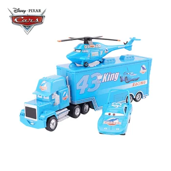 Disney Pixar Cars 2 3 Rotaļlietas, Zibens McQueen Karalis Gaisa kuģa karalis Mack Tēvocis Truck 1:55 Lējumiem Modeļa Automašīnas Rotaļlietas Bērniem Dāvanu