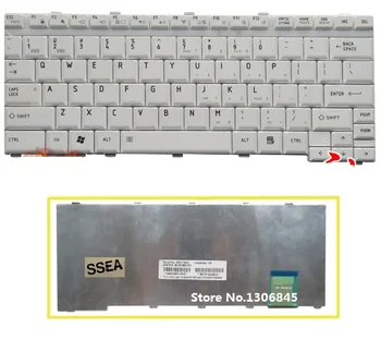 SSEA Jauno ASV tastatūras balta Toshiba Satellite U300 U305 M600 Klēpjdators tastatūra