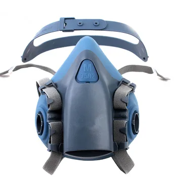 7502 Gāzes masku, Respiratoru, Ķīmiski Aizsardzības Masku, Rūpnieciskās Krāsas Aerosols Pret Organisko Tvaiku 6001/2091 filtrs