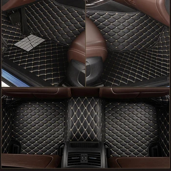 Ādas Pasūtījuma automašīnas grīdas paklājs audi A5 SPORTBACK Cabriolet Konvertējamās Descapotable A1 A2 A3 A4 A6 A8 auto Piederumi paklāju