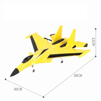 2.4 G Planieris Plaknes Puses, Metot putu dūkoņa SU35 RC lidmašīnas modeli Fiksētu spārnu rotaļlietas aviones kontroles remoto juguete rotaļlietas zēniem