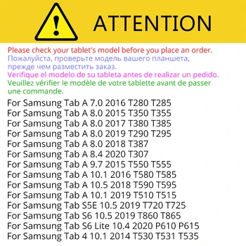 Rūdīta Stikla Screen Protector for Samsung Galaxy Tab 10.1 2019 T510 8.4 2020. gadam 8.0 2018 S5E 10.5 S6 Lite 10.4 P610 T590 T720