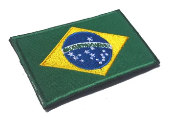 5gab Izšuvumi Emblēmu Brazīlijas Valsts Karogu, Brazīlija Militāro Izšūtās Emblēmas Taktiskās Plāksteris Āra Apģērbu Klp Soma