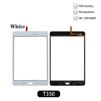 Augsta Kvalitāte Par Samsung Galaxy Tab 8.0 T355 T350 SM-T355 SM-T350 Touch Screen Digitizer Sensors Stikla Paneli Tablete Nomaiņa