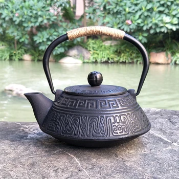 900ML Tējas Gatavošanas Rīki Čuguna Katls Čuguna Tējkanna Ķīna Kongfu Tējas Katls Čuguna Tējkanna Labas Veselības Dāvana