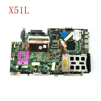 X51L Mainboard Par ASUS X51L X58L X51 X58 Portatīvo datoru Mātesplates DDR2 Testēti Strādā Arī bezmaksas piegāde