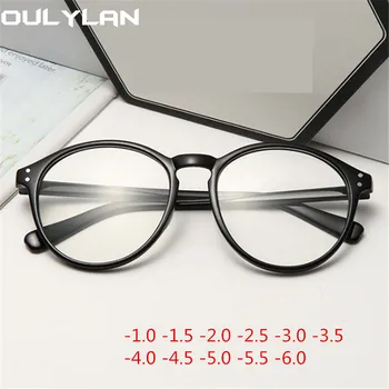 -1.5 -2.0 -2.5 -3.0, lai -6.0 Gatavo Tuvredzība Brilles Sievietēm Vintage Apaļas Brilles Vīriešiem Datoru Tuvredzīgs Recepšu Brilles