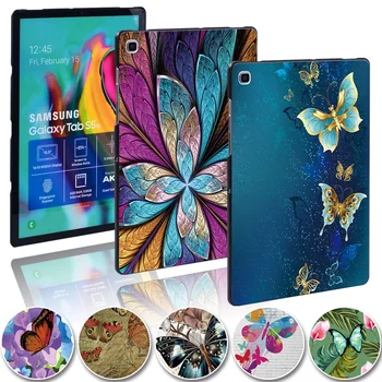 Iespiests Tauriņš Plastmasas Tablete Hard Shell Cover Case For Samsung Galaxy Tab 10.1 2019/2016/7.0/9.7/10.5/Cilnē E 9.6/Cilnes S5E
