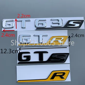 2017 Ilgi, R, S, Emblēmas, Emblēmu Vēstules Logo Mercedes Benz AMG GT GT43 GT50 GT53 GT63 GTS VTN GT63S Auto Stils Bagāžnieka Uzlīme