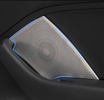 Auto stils Audi A3 8V sedans-2017 Nerūsējošā tērauda Uzlīme audio skaļruņu skaņas segtu dekorēšana, interjera apdares līstes
