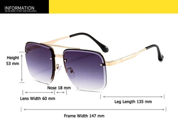 DPZ 2020. gadam, Modes Atdzist Laukumā Izmēģinājuma Stila Kniedes ditaeds Saulesbrilles Sieviešu Nokrāsu Slīpums Zīmola Dizaina Saules Brilles Oculos De Sol