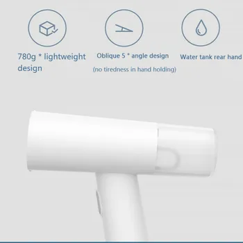 Sākotnējā Xiaomi Mijia Apģērba Steamer Dzelzs Portatīvo Rokas Apģērba Gludināšanas Ierīces Mini Electric Drēbju Tīrītājs