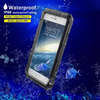 Ūdensizturīgs Niršanas Gadījumā Par Apple Iphone 6 7 8 Plus X XR 11 PRO MAX Tālrunis Aizsardzības Triecienizturīgs Ceļojumu Pārgājienu Vāciņu