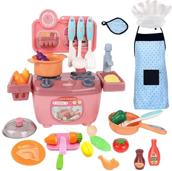 40# Mini Virtuve Izlietne Rotaļlietu Gatavošanas Virtuves Virtuves Piederumi Virtuves Komplekts Kids Ēdienu Gatavošanas Spēlēt Māja Rotaļlietas, Meitene, Zēns, Dāvanu