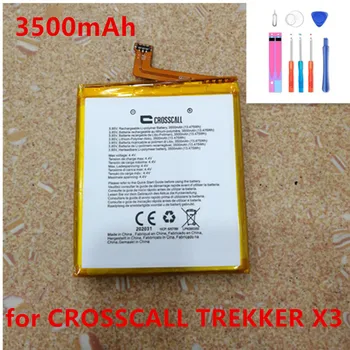 JAUNAS oriģinālās Augstas Kvalitātes CROSSCALL TREKKER X3 CORE-X3 Li-ion Akumulators 3.8 V 3500mAh LPN385350