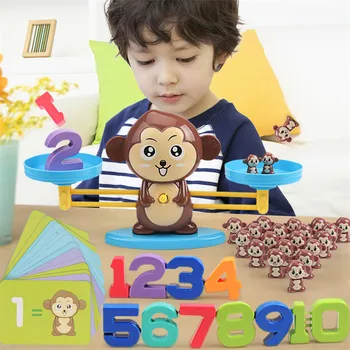 Kucēns Suns Naudu Gudrs Matemātikas Numuru Līdzsvaru Montessori Rotaļlietas, Galda Valdes Aritmētisko Spēles, Vecāku un bērnu Bērniem Interaktīvas Rotaļlietas Skaitļi