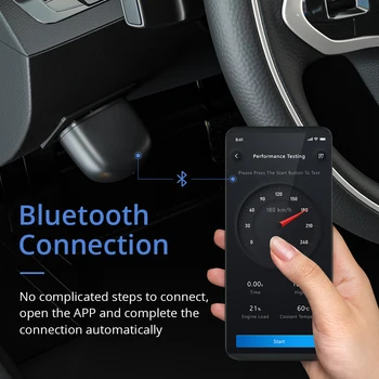 XTOOL 2020. GADAM AD10 Bluetooth kodu lasītājs OBD2 ELM327 Auto Diagnistic skeneris OBD HUD Mini auto instrumenti Dzinējs 4 sistēmas Android, IOS