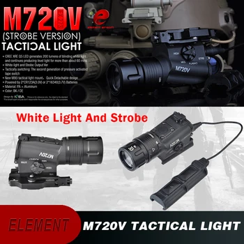 Elements Airsoft Taktiskais Lukturītis Surefir M720V 265 Lm Medību Lukturi M720V Strobe Gun Taktisku Ieroci Gaismas Softair EX273