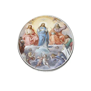 Bbirthday Suvenīru Dāvanas Kolekcionējamus 999.9 Sudraba Platd Metāla Monētas Jēzus Amatniecības Kolekcionējamus Monētas, Monētu Izaicinājums Mājas Apdare