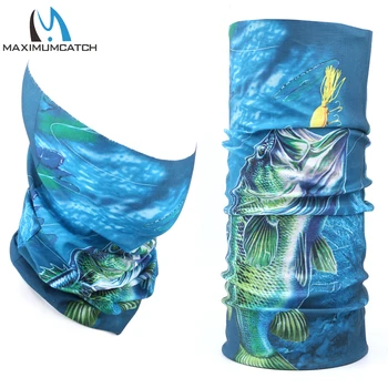 Maximumcatch daudzfunkcionālā Zvejas Šalle 3D Digital Print Zvejas Cepures Anti-UV Zvejas galvas apsējs