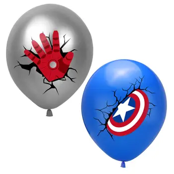 12pcs/set 12inch Super Varonis Lateksa Balonu Spider Vairogs Āmuru Vairāku Krāsu Balonu Tēmu Puse, Bērnu Dzimšanas dienas Rotājumu Bumbu