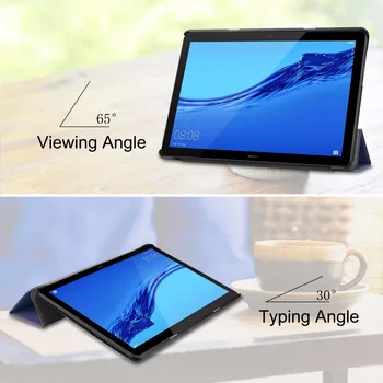 Tablet stand vāks huawei mediapad T5 10 Slim cover gadījumā Huawei MediaPad T5 AGS2-W09/L09/L03/W19 10.1