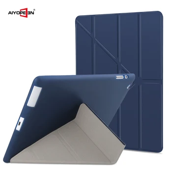 TPU Smart Soft Case For Ipad mini 4 5 ,Aiyopeen Flip Stends PU Ādas auto wake up/miega Cover for iPad Mini 1 2 3 lietas
