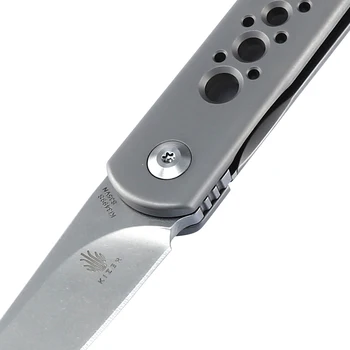 Kizer mini edc nazis Feist KI3499S top naži s35vn nerūsējošā tērauda asmens labāko saliekamie naži ar gludām titāna rokturi