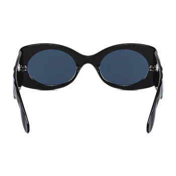 Ir 2021. Modes Laukumā Saulesbrilles Sieviešu Vintage Zīmolu Dizainera Krāsains Ovāls Lēcas, Briļļu Vīriešiem, Platas Kājas, Saules Brilles Toņos UV400