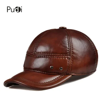 HL102 īstas ādas vīriešu beisbola cepure cepure CBD augstas kvalitātes vīriešu īsta āda pieaugušo cietā regulējams vīriešu cepures cepures