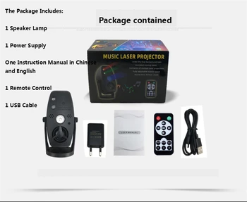 Mini Lāzera Gaismas Projecteur Galaxy Chambre Posmā Flash Zvaigžņu Debess Projektoru Led Bluetooth Mūzikas Atskaņošanas Izcelsmes KTV ar Kontrolieri