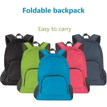 Portatīvo salokāmo viegla mugursoma soma var Pielāgot, Logo, reklāmas dāvanas, Ceļojuma somas, Skolas somas, Iepirkumu somas
