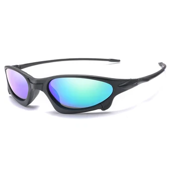 2018 Jaunu Modes Mazās Krāsainās Lēcas Sporta Saulesbrilles Vīriešiem Polarizētās UV400 Laka Spoguļu Braukšanas Zvejas Saules Brilles Oculos