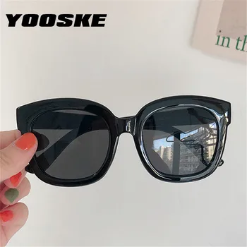 YOOSKE Cat Eye Saulesbrilles Sieviešu Vintage Lielgabarīta Slīpums Luksusa, Saules Brilles Toņos Luksusa Dizaineru Brilles UV400 Dāmas
