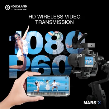 Hollyland Marsa X Bezvadu Pārraides MarsX 300ft 1080P Video Raidītāju iOS Android DSLR Kameras Fotogrāfija