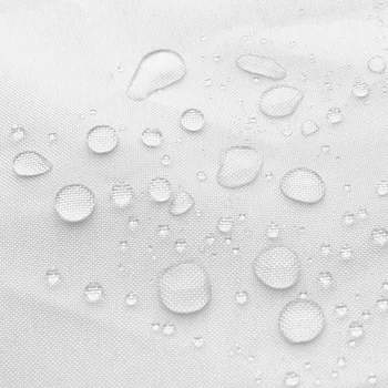 Balts Ūdensnecaurlaidīgs 300D Polyester Kvadrātveida, Taisnstūra Buru Ēnā dārza terases, Nojumes peldēšana Saules ēnā Kempings Pagalmā bura tentu