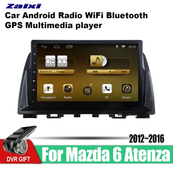 Android Auto Multimedia Player Priekš Mazda 6 Atenza 2012. - 2016. Gadam 2 Din GPS Navigācijas Video Stereo Radio Audio Ekrānu
